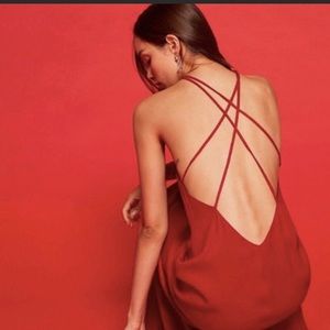 Reformation Miguel Dress in Red